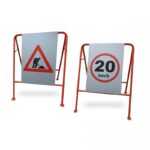 Cavalete de Sinalização para Construção